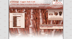 Desktop Screenshot of coppertubecoils.com
